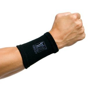1 Nikken Medium Wrist Sleeve 1825 - Black, Thin, Far Infrared, Carpal Tunnel Tendonitis Sleeping Typing Injury Pain Relief & Recovery, Weightlifting , Boxing, Brace, Wrap, Compression, Support