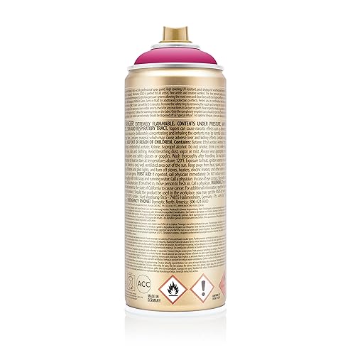 Montana Cans Montana GOLD 400 ml Color, Shock Pink Spray Paint,MXG-S4010, 11 Ounce (Pack of 1)
