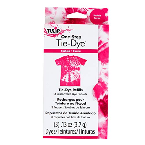 Tulip One-Step Tie-Dye Kit Tulip Fabric Dye Open Stock 29039 Fdy Refill Fuschia, Fuchsia