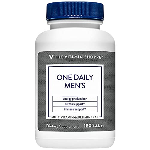 The Vitamin Shoppe One Daily Mens Multivitamin 180 Tablets