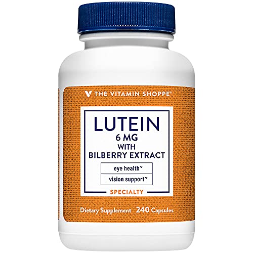 Lutein with Bilberry - 240 Capsules by The Vitamin Shoppe