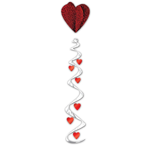 Jumbo Heart Whirl Party Accessory (1 count) (1/Pkg)