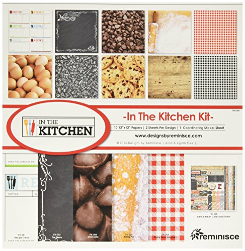Reminisce in The Kitchen Collection Kit, Multicolor, 12" by 12", (ITK-200)