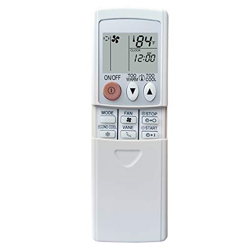 Replacement for Mitsubishi Electric Mr Slim Air Conditioner Remote Control for MSZ-GL06NA MSZ-GL09NA MSZ-GL12NA MSZ-GL15NA (Display in Fahrenheit Only!!!)