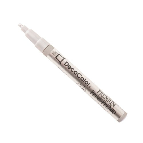 Uchida Of America DecoColor Premimum 2mm Calligraphy Pen Art Supplies, Silver