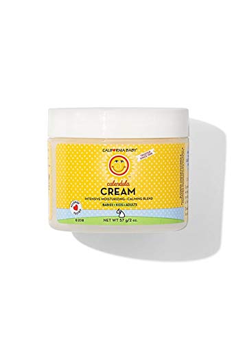 California Baby Calendula Cream | 100% Plant-Based (USDA Certified) | Allergy Friendly Baby Cream | Super Soothing Moisturizer for Dry, Sensitive Skin | 2 oz