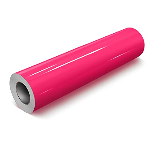 VViViD Pink Gloss DECO65 Permanent Adhesive Craft Vinyl for Cricut, Silhouette & Cameo (100ft x 11.8" Extra Large Roll)