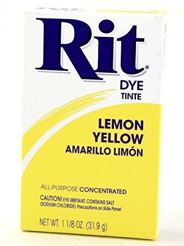 Rit Concentrated Powder Fabric Dye Lemon Yellow - each