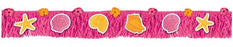 Amscan Summer Shells Paper Fringe Banner, 70" x 9", 1 Pc