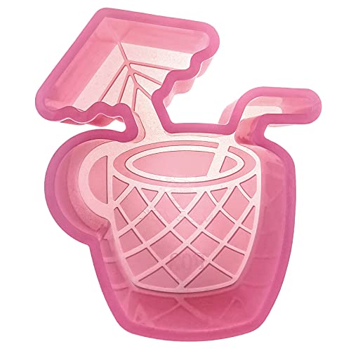 (100 Design Optional)MUBYOK M55 Tropical Drink Shaped Silicone Freshie Mold for Baking Aroma Beads Car Freshie Supplies