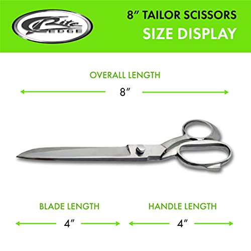 SZCO Supplies 10" Professional Heavy-Duty Fabric Scissors for Tailoring with Mirror Finished Handle