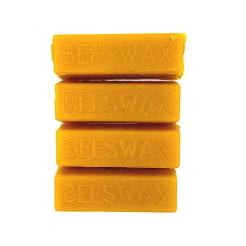 Alternative Imagination 100% Pure Beeswax Bars (1 Ounce), Pack of 4, Made in USA