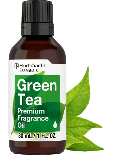 Green Tea Fragrance Oil | 1 fl oz (30ml) | Premium Grade | for Diffusers, Candle and Soap Making, DIY Projects & More | by Horbaach