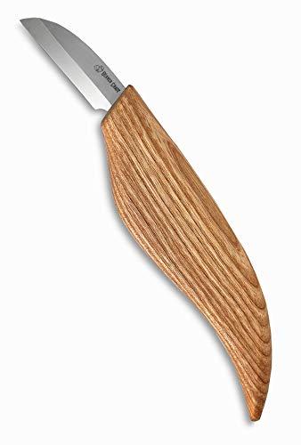 BeaverCraft Cutting Knife C2 6.5" Whittling Knife for Fine Chip Carving Wood and General Purpose Wood Carving Knife Bench Detail Carving Knife Carbon Steel and Whittling for Beginners