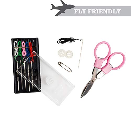 SINGER 00194 Quick Fix Travel Mending Kit with Threaded Needles,