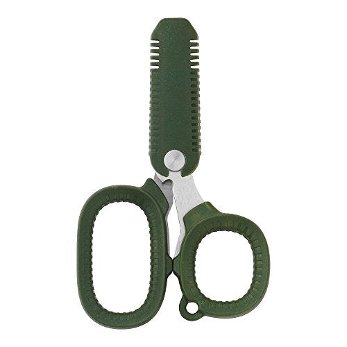 Midori Compact Durable Scissors, Portable Multi, Khaki (49859006)