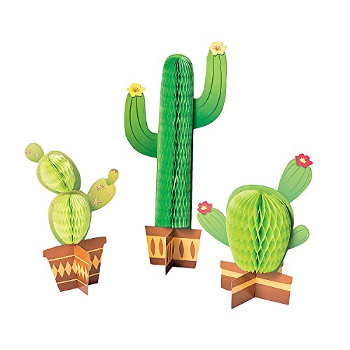 Cactus Tissue Centerpieces (3 piece set)
