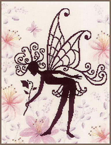 Lanarte Cross Stitch SILH, Flower Fairy Silhouette I (18 Count)