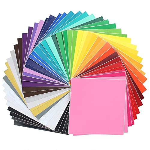 Oracal Assorted 631 and 651 Vinyl - 48 Pack of Top Colors - 12" x 12" Sheets