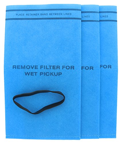 MultiFit VF2000 Replacement Filter with Mounting Band for Husky, Stinger, and Bucket Head Vacuums (1 x Pack of 3 Filters)
