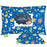 KeaBabies Toddler Pillowcase for 13X18 Pillow - Organic Toddler Pillow Case for Boy, Kids - 100% Natural Cotton Pillowcase for Miniature Sleepy Pillows - Pillow Sold Separately (DinoWorld)