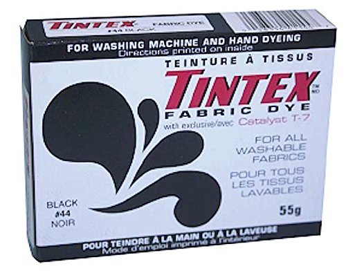 Lot of 1 Tintex Brand Black Fabric Dye 44