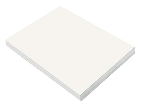 Prang (Formerly SunWorks) Construction Paper, White, 9" x 12", 100 Sheets