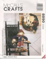 McCall's Crafts 8890 Scarecrow and Wreath