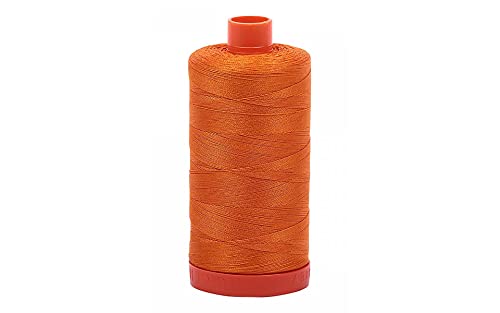 Aurifil Mako Cotton Thread Solid 50wt 1422yds Bright Orange