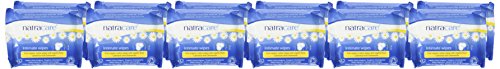 Natracare Organic Intimate Cotton Wipe - 12 Pack Value Size (144 Wipes Total) 12 Count