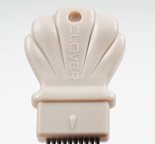 Clover Picot Comb, Taupe