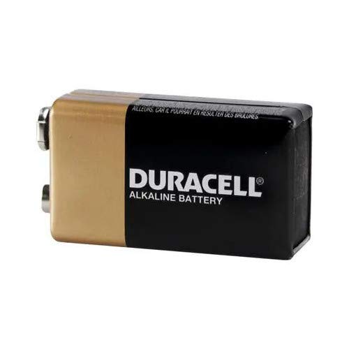 Duracell CopperTop Alkaline Batteries with Duralock Power Preserve Technology, 9V, 12/Pk