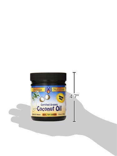 Omega Nutrition Coconut Oil, 454-Grams