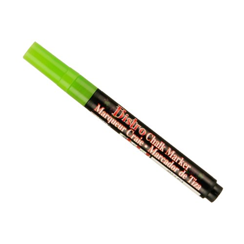 Uchida of America 482-C-F4 Bistro Chalk Markers with Extra Fine Tip, Fluorescent Green