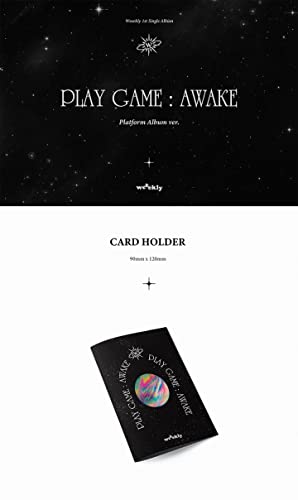 Weeekly Play Game : Awake 1st Single Album Platform Album Version Card Holder+1p PVC PhotoCard Album+1p PhotoCard+Tracking Sealed