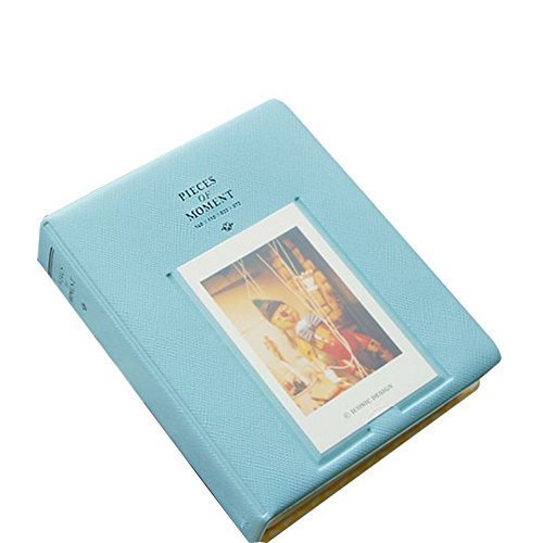 PAT Blue 3 Inch Pockets Display Album for Fujifilm Instax Polaroid Mini 25s 50s 7s 8 90 Film