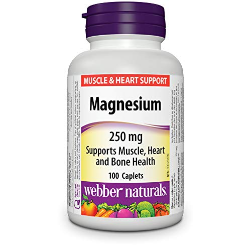 Webber Naturals Magnesium 250 mg, 100 Caplets