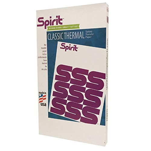 Spirit Brand Tattoo Transfer Paper Freehand Thermal for Stencils by ReproFX (Thermal 8.5x14")