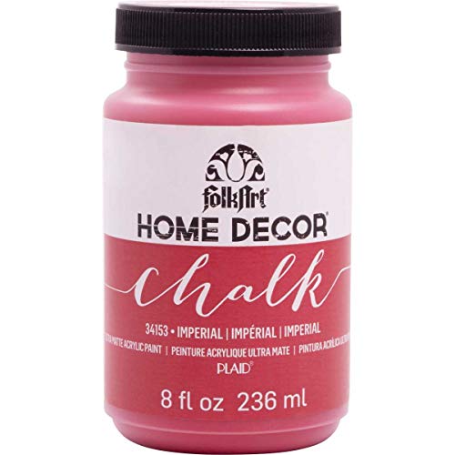 FolkArt Home Decor Water Based Chalk Furniture & Craft Paint in Assorted Colors, 8 ounce, Imperial