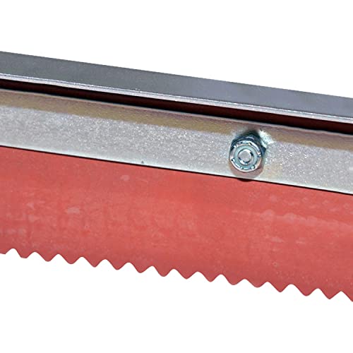 NOTCHED FLOOR SQUEEGEE 24" RED RUBBER