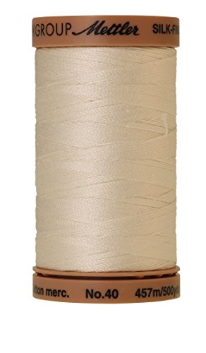 Mettler Silk-Finish Solid Cotton Thread, 500 yd/475m, Muslin