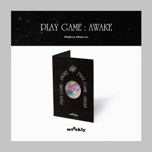 Weeekly Play Game : Awake 1st Single Album Platform Album Version Card Holder+1p PVC PhotoCard Album+1p PhotoCard+Tracking Sealed