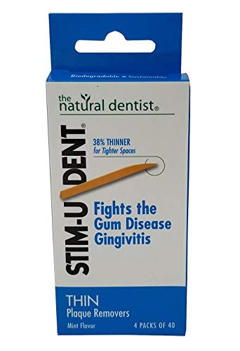 Stim-U-Dent Plaque Removers Thin Mint 160 Each (Pack of 10)