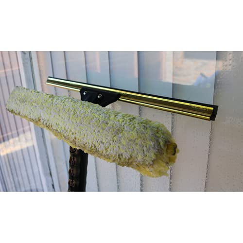 Ettore 71180 Backflip Window Squeegee, 18 Inch, Gold, Black