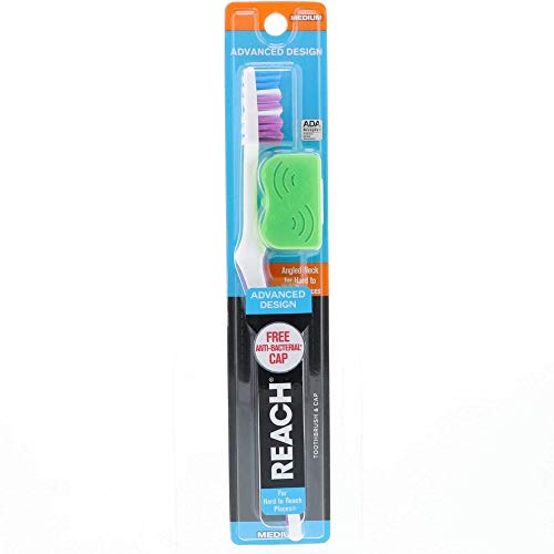REACH Advanced Design Toothbrush Medium Full Head 1ea (Pack of 6)