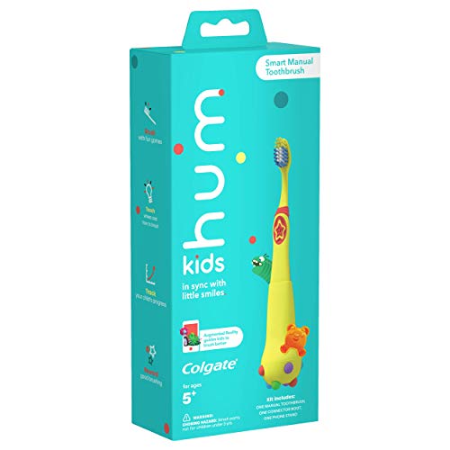 Colgate hum Kids Smart Manual Toothbrush, Yellow