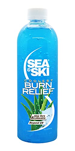 SEA & SKI Coolest Burn Relief Aloe Gel, 16 FL OZ Value Size (1)