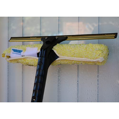 Ettore 71180 Backflip Window Squeegee, 18 Inch, Gold, Black