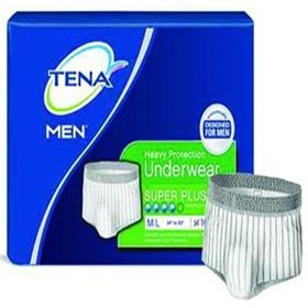 TENA Incontinence/Bladder Control Underwear for Men, Protective, Small/Medium, 16 ct
