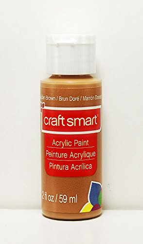 Craft Smart Acrylic Paint 2 Fl.oz. 1 Bottle Golden Brown